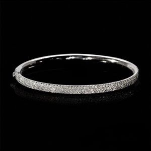 Diamond pave bangle! 2 carat TW of diamonds!